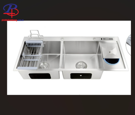 Chậu Chén Inox LI-11050B (Thiết bị vệ sinh giá rẻ tại Bình Dương)