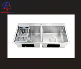Chậu Chén Inox LI-8245D (Thiết bị vệ sinh giá rẻ tại Bình Dương)
