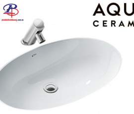 Chậu Rửa Lavabo Inax AL-2216V Âm Bàn AquaCeramic (Thiết bị vệ sinh giá rẻ tại Bình Dương)