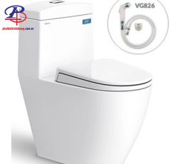 Bồn Cầu Viglacera V199 Nắp Êm V86 + Vòi Xịt VG826 (Liên Hệ Hotline để được báo giá tốt nhất)
