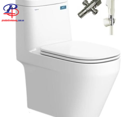 Bồn Cầu Viglacera V68 Xả Xoáy 1 Khối Hải Vân + VG826 + VG853 (Liên Hệ Hotline để được báo giá tốt nhất) (Thiết bị vệ sinh chất lượng tại Bình Dương)