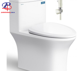 Bồn Cầu Viglacera Fansipan V72 (V700) Nắp Êm + Vòi Xịt VG826 (Liên Hệ Hotline để được báo giá tốt nhất)