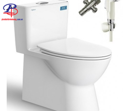 Bồn Cầu Viglacera V808 Vắp V39 1 Khối Nano Titan + VG826 + VG853 (Liên Hệ Hotline để được báo giá tốt nhất)