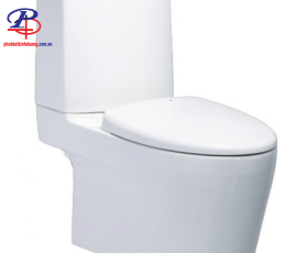 Bồn Cầu CAESAR CD1345 Thùng T1145 Nắp Êm (Thiết bị vệ sinh giá rẻ tại Bình Dương)