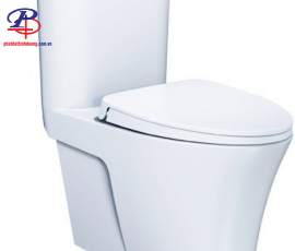 Bồn Cầu CAESAR CD1395 Một Khối Nắp Êm (Thiết bị vệ sinh chất lượng tại Bình Dương)