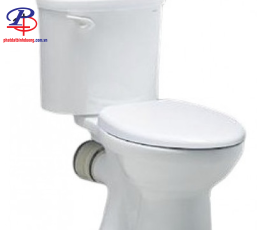 Bàn Cầu Caesar CPT1332 Thùng T1116 Thoát Ngang Xả Gạt (Thiết bị vệ sinh giá rẻ tại Bình Dương)