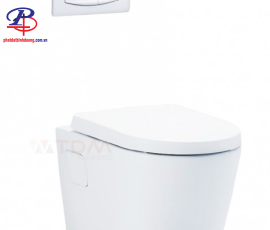 Bồn Cầu CAESAR CPT1503 Treo Tường Thùng Nước Âm (Thiết bị vệ sinh giá rẻ tại Bình Dương)