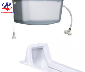Bồn Cầu Xổm Caesar CS1230B (CS1230) Có Két Nước T1100 (Thiết bị vệ sinh chất lượng tại Bình Dương)