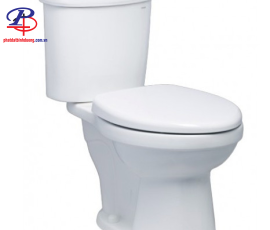 Bồn Cầu CAESAR CTS1338 Thùng T1138 1 Nhấn Nắp Êm (Thiết bị vệ sinh giá rẻ tại Bình Dương)