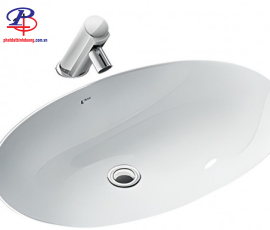 Chậu Rửa Lavabo Inax L-2216V Âm Bàn Oval (Thiết bị vệ sinh giá rẻ tại Bình Dương)