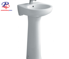 Lavabo Treo Tường Inax L-284V/L-284VD Kèm Chân Dài