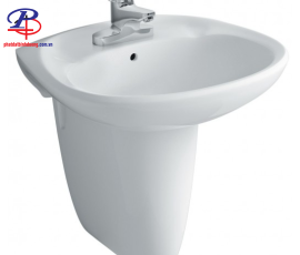 Lavabo Treo Tường Inax L-284V/L-284VC Kèm Chân Ngắn