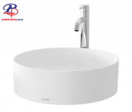 Chậu Lavabo TOTO LW573JW/F Đặt Bàn (Thiết bị vệ sinh chính hãng tại Bình Dương)