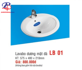 Lavabo LB 01 (Thiết bị vệ sinh giá rẻ tại Bình Dương)