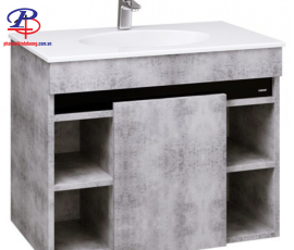 Bộ Tủ Lavabo Caesar LF5026/EH05026ASV Màu Xám Treo Tường