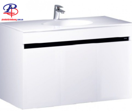 Bộ Tủ Lavabo Caesar Treo Tường LF5028/EH15028AV Màu Trắng