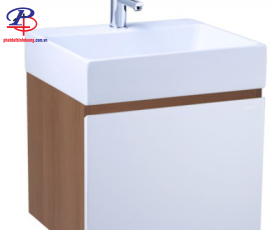 Bộ Tủ Lavabo Caesar Treo Tường LF5253/EH05253AWV Vân Gỗ