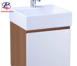 Bộ Tủ Lavabo Caesar Treo Tường LF5257/EH05257AWV vân Gỗ