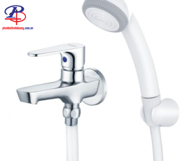 Vòi Sen Tắm Lạnh Caesar S063CP Dây Xi Tay 1 Chế Độ