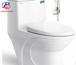 Bồn Cầu Viglacera V39M Nắp Êm V39 Xả Xoáy + Xịt VG826 (Thiết bị vệ sinh chính hãng tại Bình Dương)