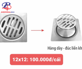 Thoát sàn Inox 304 (120x120)