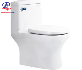 Bồn Cầu Thiên Thanh River CK 69 Toilet 1 Khối Xả Nhấn
