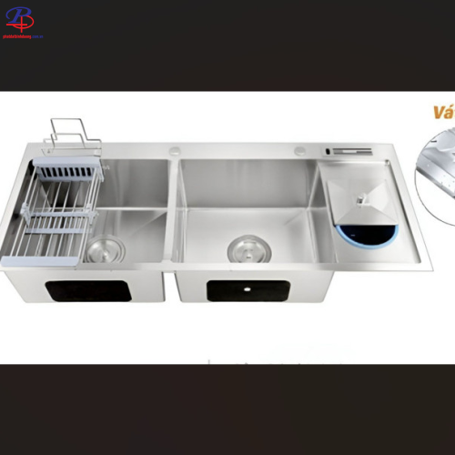 Chậu Chén Inox LI-12050 (Thiết bị vệ sinh giá rẻ tại Bình Dương)
