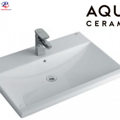 Chậu Rửa Lavabo Inax AL-2397V Dương Vành AquaCeramic (Thiết bị vệ sinh giá rẻ tại Bình Dương)