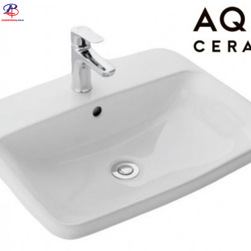 Chậu Rửa Lavabo Inax AL-2398V Dương Vành AquaCeramic (Thiết bị vệ sinh giá rẻ tại Bình Dương)