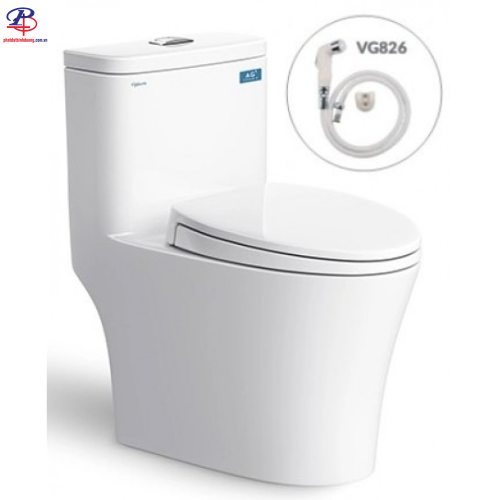 Bồn Cầu Viglacera V63 Nắp Êm V68 Tặng Vòi Xịt VG826 (Liên Hệ Hotline để được báo giá tốt nhất)