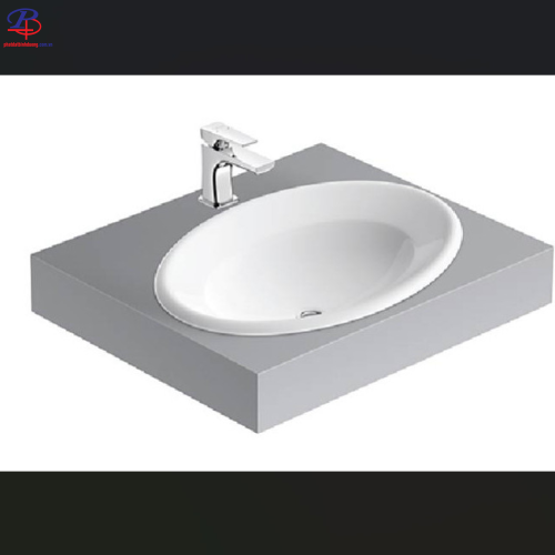 Chậu Rửa Mặt Lavabo Viglacera CD21 Dương Vành (Thiết bị vệ sinh chất lượng tại Bình Dương)