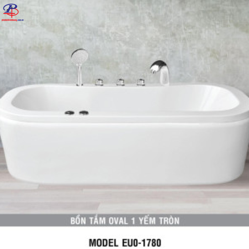 Bồn Tắm EU0-1780 (Chân Yếm) - Milk Pearl (Thiết Bị Vệ Sinh Giá Rẻ Bình Dương)