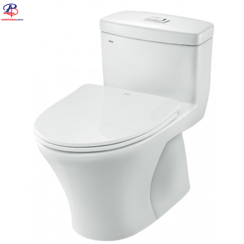 Bồn Cầu INAX AC-900VRN-2 (AC900VRN-2) 1 Khối Aqua Ceramic Nắp (Thiết bị vệ sinh uy tín tại Bình Dương)