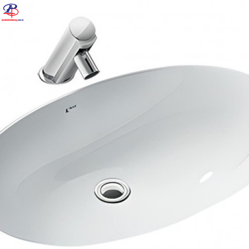 Chậu Rửa Lavabo Inax L-2216V Âm Bàn Oval (Thiết bị vệ sinh giá rẻ tại Bình Dương)