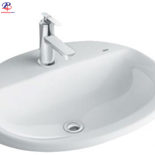 Chậu Rửa Lavabo Âm Bàn Inax L-2395V Dương Vành (Thiết bị vệ sinh giá rẻ tại Bình Dương)
