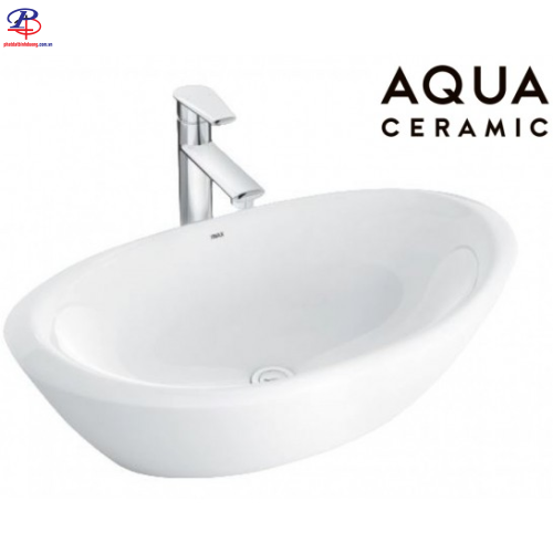 Chậu Rửa Mặt Lavabo Inax AL-465V Đặt Bàn AquaCeramic (Thiết bị vệ sinh giá rẻ tại Bình Dương)
