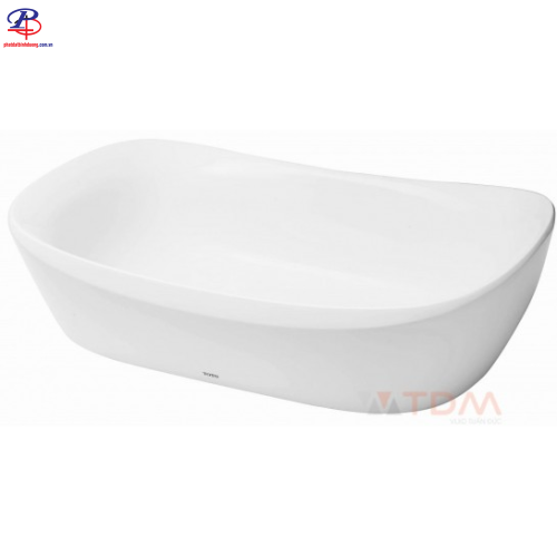 Chậu Rửa Lavabo TOTO PJS07WE#MW Đặt Bàn Trắng Mờ (Thiết bị vệ sinh chính hãng tại Bình Dương)