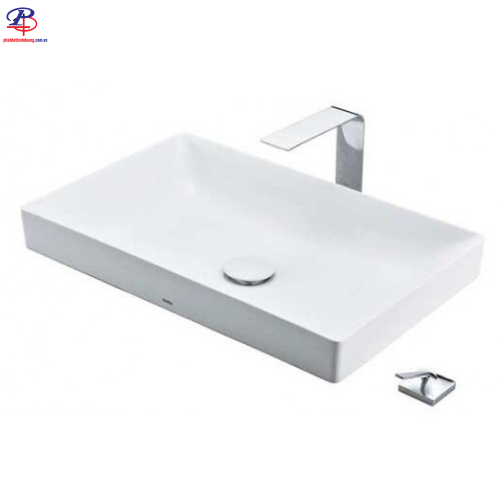 Chậu Rửa Mặt Lavabo TOTO LT4716G19 Đặt Bàn (Thiết bị vệ sinh chính hãng tại Bình Dương)