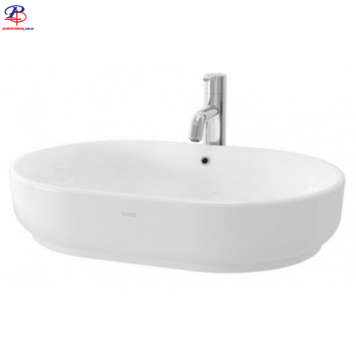 Chậu Rửa Lavabo TOTO LW896JW/F Đặt Bàn (Thiết bị vệ sinh chính hãng tại Bình Dương)