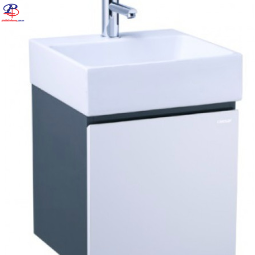 Bộ Tủ Lavabo Caesar Treo Tường LF5257/EH05257ATGV Xám Đậm