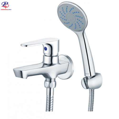 Vòi Sen Tắm Lạnh Caesar S063C Dây Xi Tay 1 Chế Độ