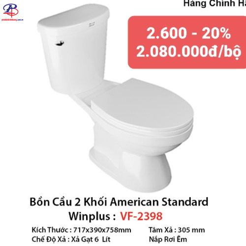 Bồn Cầu American Standard VF-2398