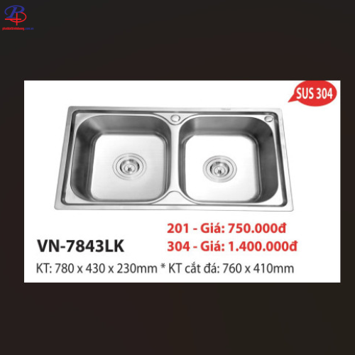 Chậu Chén VN-7843LK (304)