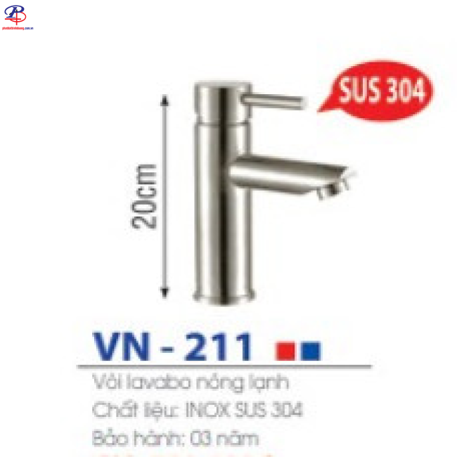 Vòi Lavabo Nóng Lạnh VN-211