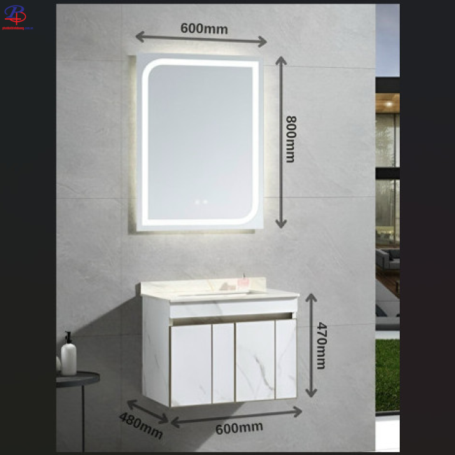Lavabo Tủ LI-2356 (Thiết bị vệ sinh chất lượng tại Bình Dương)