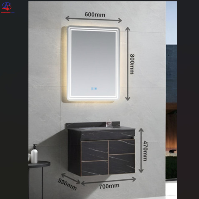 Lavabo Tủ LI-2359 (Thiết bị vệ sinh chất lượng tại Bình Dương)