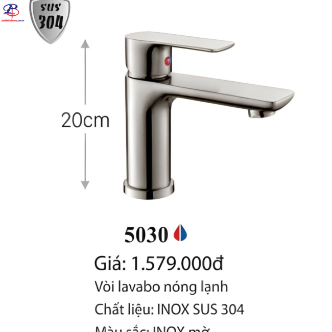 Vòi Lavabo Nóng Lạnh LI-5030