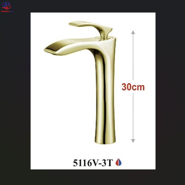 Vòi Lavabo Nóng Lạnh LI-5116V-3T