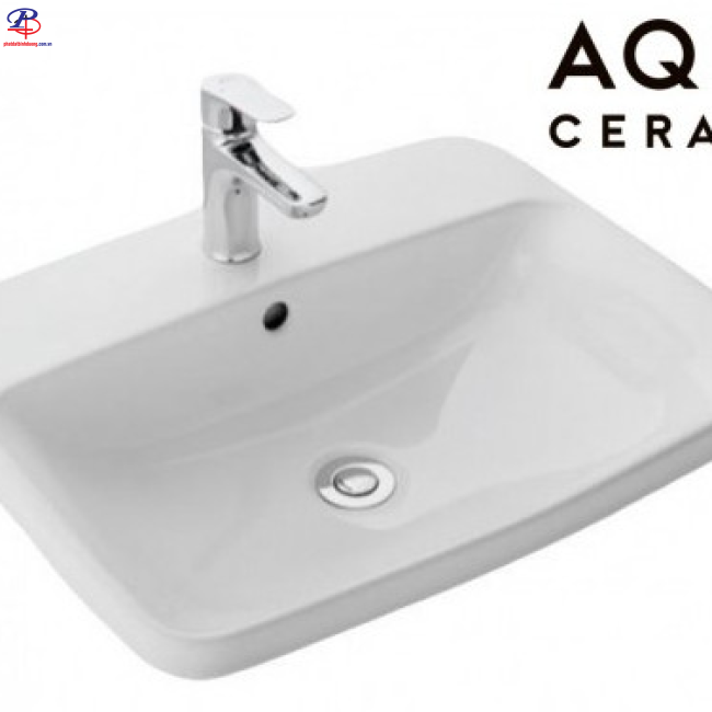Chậu Rửa Lavabo Inax AL-2398V Dương Vành AquaCeramic (Thiết bị vệ sinh giá rẻ tại Bình Dương)