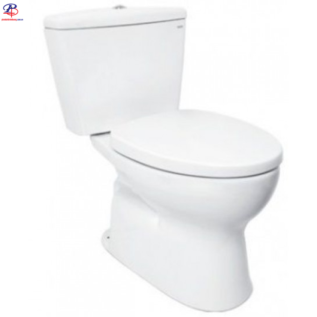 Bồn Cầu Hai Khối TOTO CS300DT3Y1 Nắp TC385VS (Thiết bị vệ sinh uy tín tại Bình Dương)